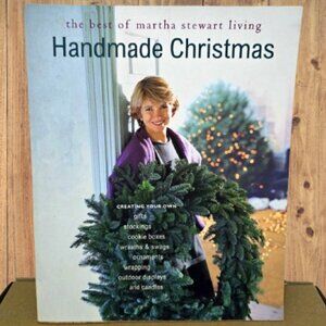 Martha Stewart Handmade Christmas 1995 Craft Book Gifts Wrapping Ornaments Decor